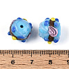 Handmade Gold Sand Lampwork Beads LAMP-N038-02B-4