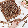 Curtain Plastic Beaded Fringe Trim OCOR-WH0090-69A-3