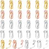 Unicraftale 32Pcs 4 Colors 304 Surgical Stainless Steel Clip-on Earring Findings FIND-UN0001-33-1