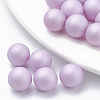 Eco-Friendly Plastic Imitation Pearl Beads X-MACR-S277-10mm-B-2