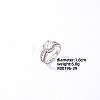 Shiny Round Fashion Brass Rhinestone Ring JJ0497-3-1
