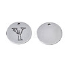 Non-Tarnish 304 Stainless Steel Charms STAS-T059-26P-Y-3