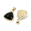 Natural Obsidian Pendants G-O176L-16G-2