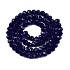 Opaque Solid Color Imitation Jade Glass Beads Strands LS-EGLA-A044-P6mm-D07-3
