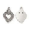 Tibetan Style Alloy Pendants X-PALLOY-R143-16AS-2