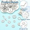 45Pcs 15 Styles 304 Stainless Steel Pendants STAS-CJ0003-68-3