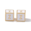 Rack Plating Brass Enamel Beads KK-B060-04G-04Z-2