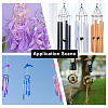 8Pcs 4 Colors Acrylic Wind Chimes Accessories FIND-GA0001-74-5