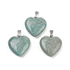 Natural Amazonite Pendants G-G956-B82-1