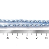 Electroplate Beads Strands X-EGLA-H104-02F-4