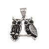 304 Stainless Steel Rhinestone Pendants STAS-K316-06A-AS-1