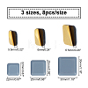 24Pcs 3 Styles Self Adhesive Plastic Furniture Sliders FIND-CA0001-91-2