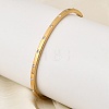 304 Stainless Steel Rhinestone Hinged Bangles for Women BJEW-D408-16G-1