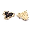 304 Stainless Steel and Enamel Big Pendants STAS-T068-101A-G-2