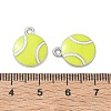 Tennis Alloy Enamel Pendants AL-CBA292F-02A-P-3