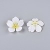 Flower Acrylic Bead Caps SACR-T017-51A-2
