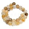 Grade A Natural Yellow Hematoid Quartz Beads Strands G-L642-F04-12mm-3