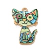 Alloy Enamel Pendants ENAM-S131-01B-1