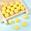 Glazed Porcelain Round Beads PORC-S489-10mm-10-5