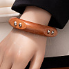 Iron Studded Wooden Statement Bangles WGF1C60-04-1