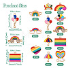 DIY Rainbow Color Pride Jewelry Making Finding Kit DIY-TA0004-73-3