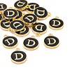 Golden Plated Alloy Charms LS-X-ENAM-S118-02D-4