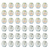 60Pcs 2 Colors Electroplate Glass Beads EGLA-TADJ0001-19E-2