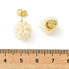 Natural Cultured Freshwater Pearl Stud Earrings EJEW-JE07283-2