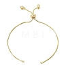1MM Brass Box Chain Slider Bracelet Making MAK-K024-06G-1