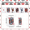 12Pcs 6 Style Printed Acrylic Pendants SACR-SC0001-08-2