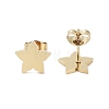 Vacuum Plating 304 Stainless Steel Stud Earrings for Women EJEW-A048-46G-G-2