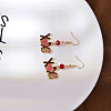 Alloy & Enamel Dangle Earrings FS-WG5EC0A-02-1