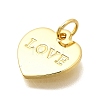 Brass Charms KK-S508-41G-02-2