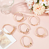 6Pcs 6 Styles Elastic Hair Ties OHAR-ME0001-16B-4
