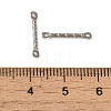 Non-Tarnish 304 Stainless Steel Connector Charms STAS-Q323-09P-3