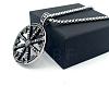 Vintage 304 Stainless Steel Viking Anchor Pendant Necklaces for Men LS-VB2493-4