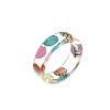 Transparent Resin Finger Rings WG0FCEE-01-2