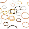 Craftdady 120Pcs 12 Style Alloy Linking Rings FIND-CD0001-01-13