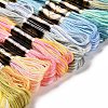 18 Skeins 18 Colors 6-Ply Polyester Embroidery Floss OCOR-M009-01C-01-2