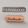 Alloy Crystal Rhinestone Handmade Label Tags FIND-WH0173-534B-RG-1