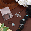 6Pcs Synthetic Turquoise & Alloy Necklaces & Hair Tie Kits SJEW-PH00014-4