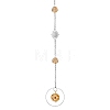 Crystal Glass & Brass Sun Catcher Pendant PW-WG89C1A-07-1