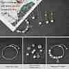 Tibetan Style Zinc Alloy Dog Paw Prints European Beads MPDL-PH0001-07-RS-WH-5