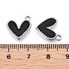 Rack Plating Alloy Enamel Charms X-ENAM-N056-343P-4