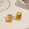 304 Stainless Steel Stud Earrings for Women RY6041-1-3