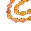 Electroplate Glass Beads Strands EGLA-S188-15-B02-3