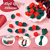 DIY Rose Flower Nursing Necklaces Making Kit for Kids Chewing Teething DIY-TA0006-35-15