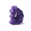 Natural Amethyst Carved Nine-tailed Fox Figurines Statues for Home Office Desktop Decoration PW-WGDB0BE-04-1