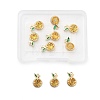 10Pcs Brass Micro Pave Cubic Zirconia Pendants KK-BBC0004-76-1