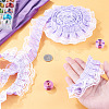12.5 Yards Polyester Pleated Ribbon OCOR-TA0003-84B-5